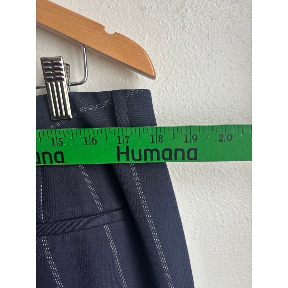 Express Editor Barely Boot Low Rise Pinstripe Str… - image 7